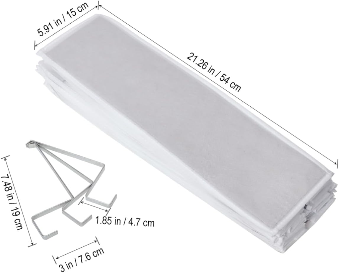 26 Pocket Over The Door Shoe Organizer Hanging Storage Rack for Shoes and Accessories Space Saving Closet Shelf White