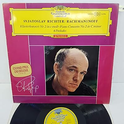 SERGEI RACHMANINOFF, SVJATOSLAV RICHTER - Klavierkonzert Nr.2 in c-moll, 12 inch LP, 138 076 SLPM, 1st press