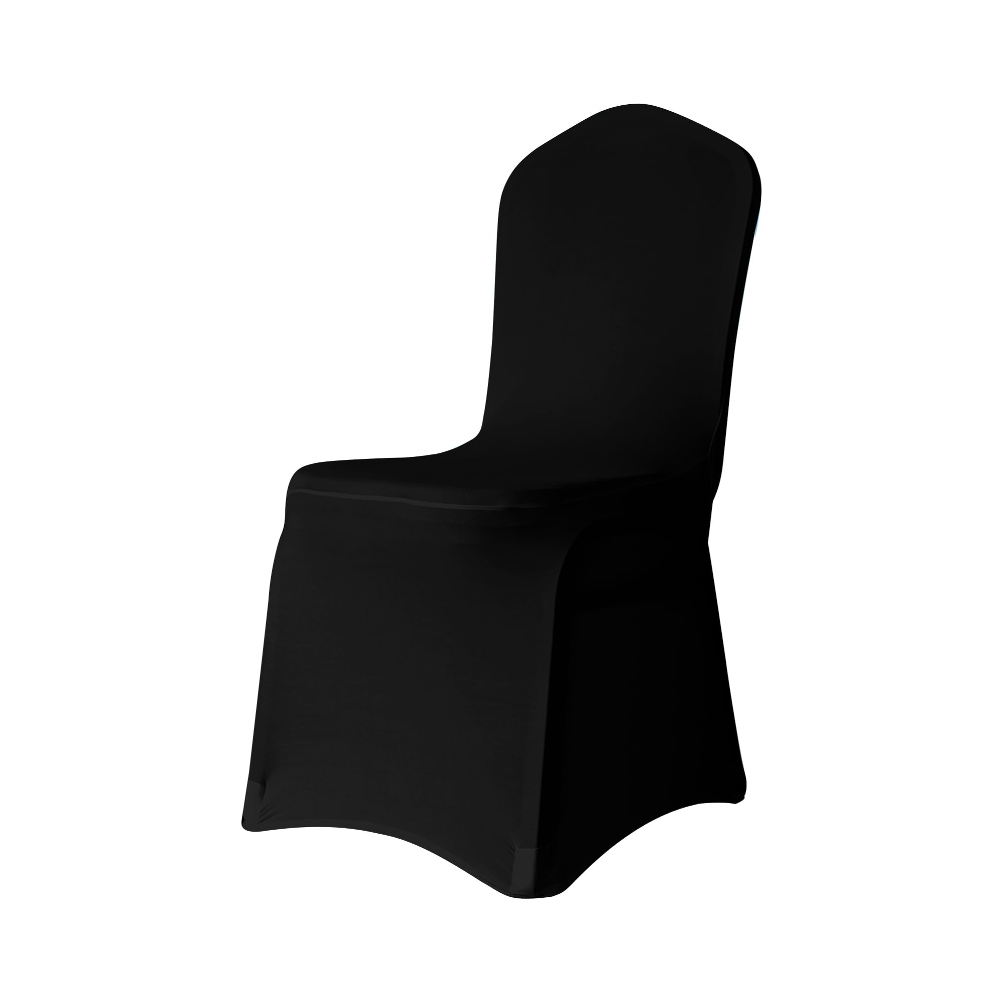 Trimming Shop Funda para silla de poliéster y elastano, elástica, lavable y extraíble, para bodas, cumpleaños, cenas, celebraciones, banquetes (1 unidad)