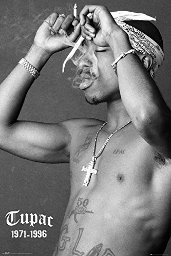 1art1 2pac Poster Gridlock'd, Tupac 1971-1996 Affiche Murale 91x61 cm