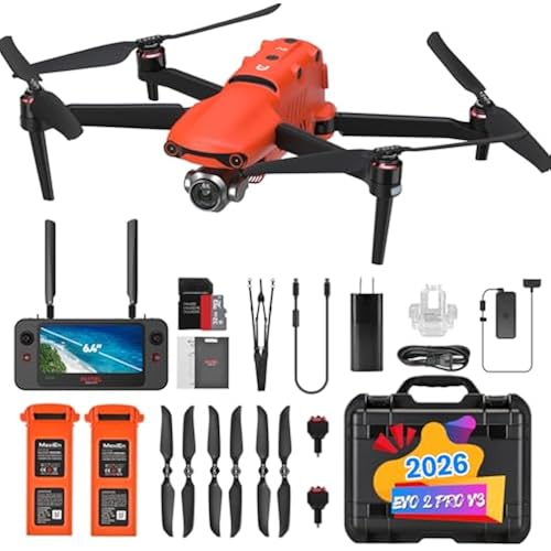 Autel Robotics EVO 2 PRO V3, 1" CMOS &12-Bit Image 6K HDR Video, ISO 44000
