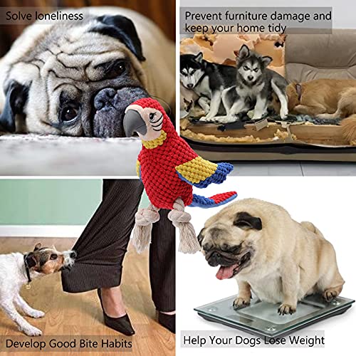 BARMI Dog Toys Stuffed Dog Chew Toys with Treat Dispensing Ball Squeaky Interactive Dog Toys for Small and Medium Dogs… - Image 5