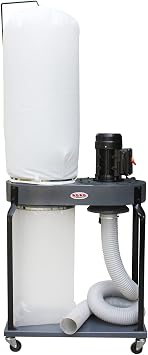KAKA INDUSTRIAL Dust Collector for Woodworking, 1350W Motor, 5650 CFM Airflow, 30m Filtration, Mobile Base with Wheels, 115V/230V,DC-900 for Workshop and Sawmill