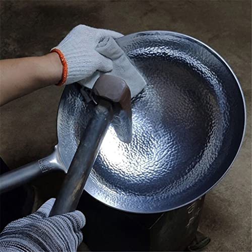 Wok tradicional chino de hierro sin recubrimiento miniatura 5