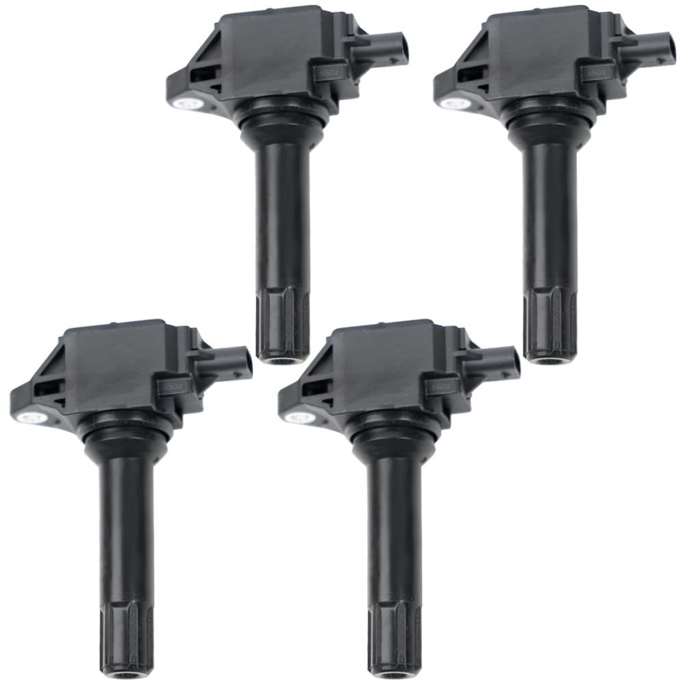 N51WSTAR IGNITION COIL PACKS SET OF 4 Compatible With BRZ FORESTER IMPREZA LEGACY OUTBACK XV 86 SCION FR-S 2.0 2.0T 2.5 FA20 FB20 FB25 OLD VERSION For