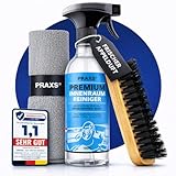 PRAXS® Innenraumreiniger Auto 500 ml – pH neutraler Auto Innenraum Reiniger für Cockpit, Kunststoff, Leder & Polster – Cockpitpflege, Polsterreiniger Auto & Autositz Reiniger