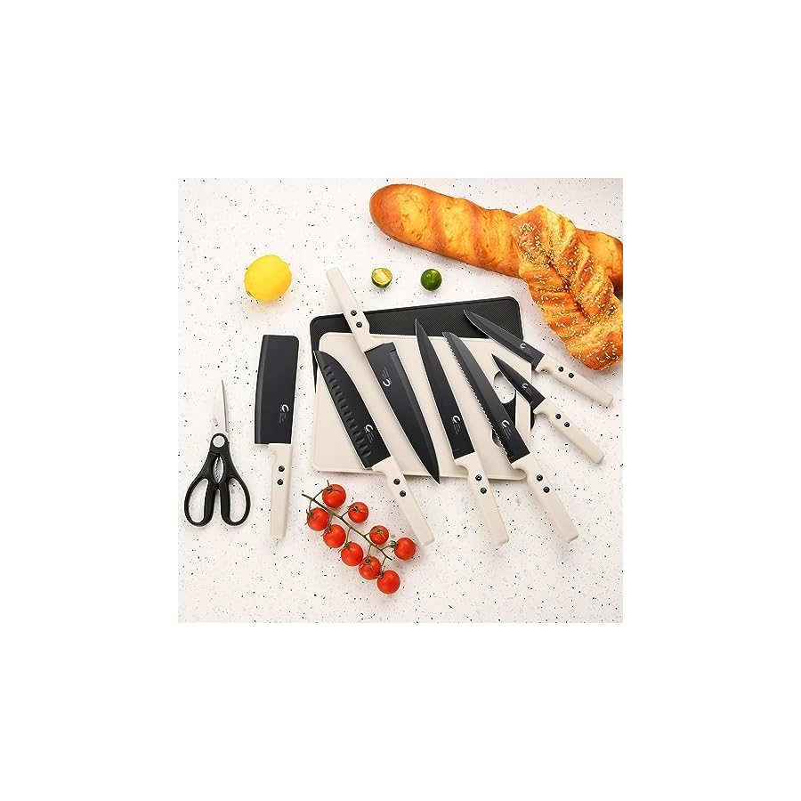 17-Piece-Kitchen-Knife-Set-Black-Stainless-Steel-Knives-with-2-Cutting-Boards-Safety-Sheaths-Included-Dishwasher-Safe-Ultra-Sharp-Blades-Essential-Kitchen-Tools-for-New-Homes CuCut 17-Piece Kitchen Knife Set - Black Stainless Steel Knives with 2 Cutting Boards, Safety Sheaths Included, Dishwasher Safe, Ultra-Sharp Blades, Essential Kitchen Tools for New Homes