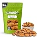 Dry Roasted Unsalted Almonds 2 Pound Bag - Oh! Nuts