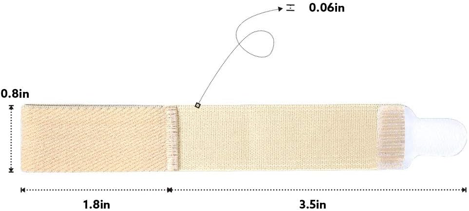 Broken Adjustable Toe Wraps 8 Pack, Fabric Toe Splint Toe Cushioned Bandages Finger Toe Protectors Straightener Toe Separators, Orthopedic belts - Image 6