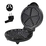 Tostadora Para Sándwiches,Waflera Pequeña, Mini Waflera Waflera, Máquina Para Waffles Individuales, Paninis, Hash Browns, Otros Para Llevar Desayuno, Almuerzo O Refrigerios 1200W
