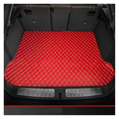 Tapis coffre voiture étanche pour Mitsubishi Lancer Fortis rouge