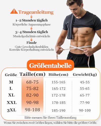 BraceTop Rücken Geradehalter Haltungskorrektur Rücken Damen und Herren, Verstellbare Haltungstrainer Rückenstützgürtel, Leicht Atmungsaktiv Schultergurt