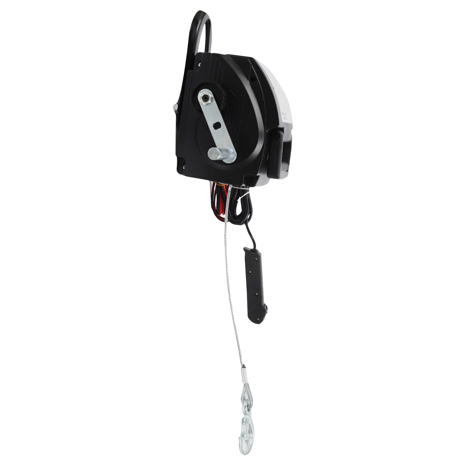 Verricello elettrico 12 V – Verricello motore ad alte prestazioni con 300 W e 2721 kg di forza di trazione, ingranaggi in acciaio per auto, rimorchi, barche, yacht e verricelli