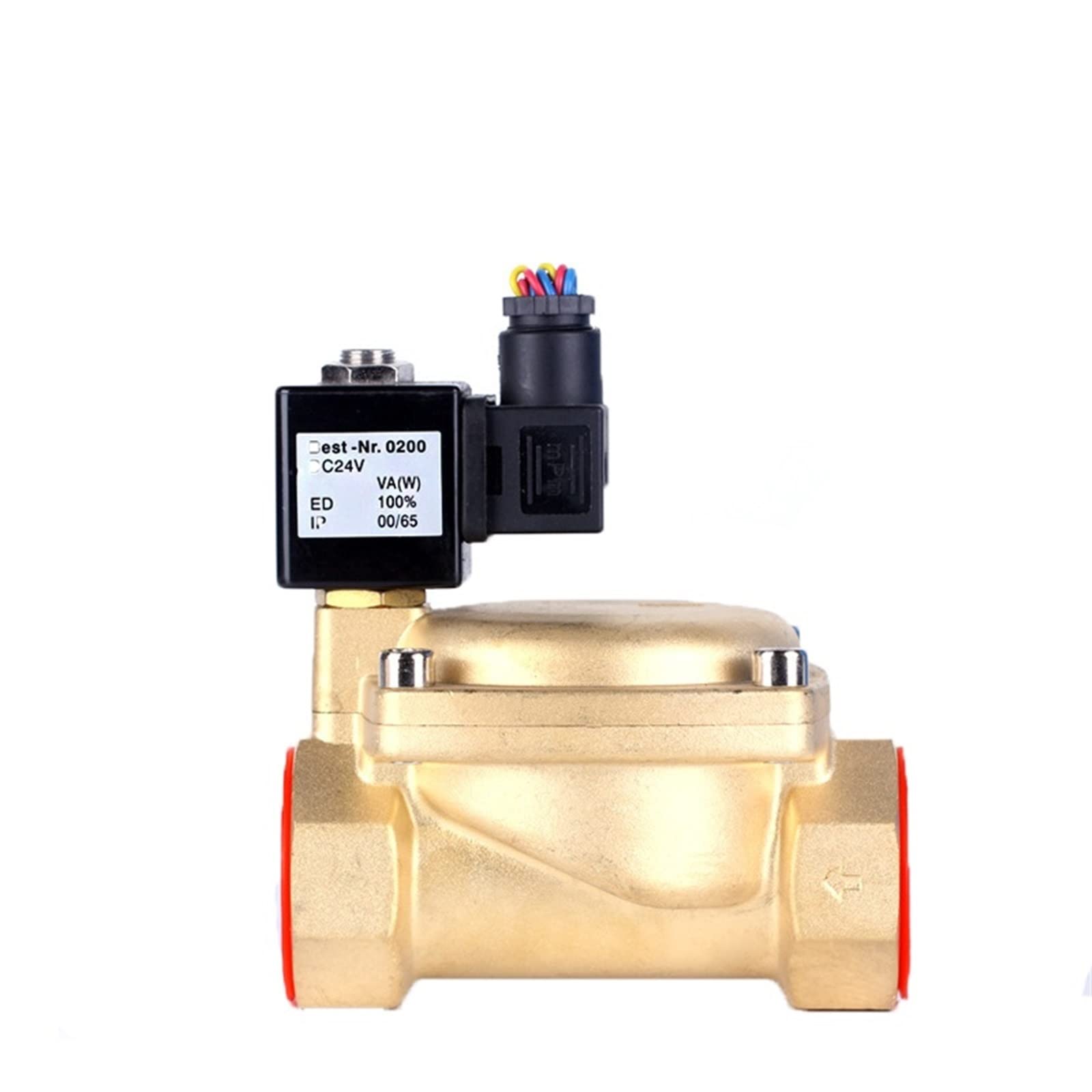 1/4" 3/8" 1/2" 3/4" 1 "1-1/4" 1-1/2" 2" Wysokie ciśnienie 1,6 Mpa 0927 Mosiądz Zawór elektromagnetyczny normalnie zamknięty (24vac-normalnie zamknięty, 927500)