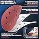 100 Stück Schleifpapier 125mm Klett, Schleifscheiben 5 in 8 Loch, P40/P60/P80/P120/P180/P240/P320/P400, Wandschleifer für Holz, Metall, Kunststoff, Zubehör für Elektrowerkzeuge