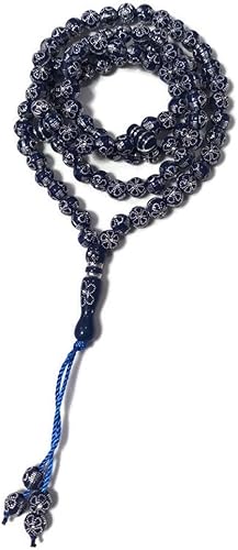 Miniatura 10 de Musulmán Tasbih 99 Cuentas AMN-241 Islam Oración Rosario de adoración islámica Oración Misbaha Ceremonia religiosa Eid Ramadán Regalo (Violeta)
