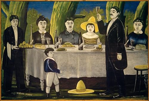 Cuadro de Niko Pirosmani 60x90cm: la pintura decorativa en lienzo ideal para paredes vacías