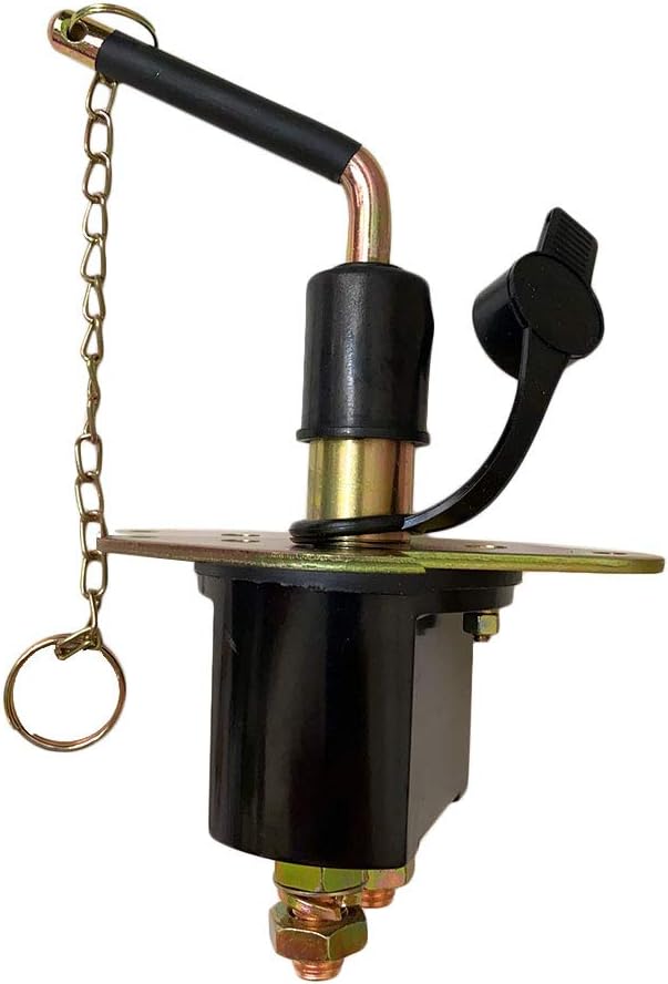 Heavy-duty Battery Isolation Power Switch with Chain Dustproof Cap for Automotive Electronics Electrical Products and Batteries for Various Ships Racing Cars Trucks
