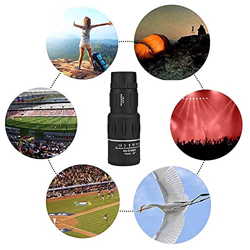 Telescopio monocular 16X52 para adultos miniatura 4