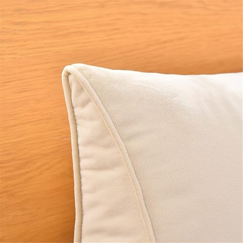 Miniatura 4 de Almohadas de lectura y descanso en cama cojín triangular de terciopelo relleno de algodón PP respaldo lumbar soporte tapizado para sofá cama