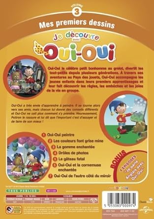 Amazon Com Je Decouvre Avec Oui Oui Volume 3 Mes Premiers Dessins Movies Tv