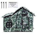 Outdoor Unterschlupf - Isoliertes Katzenhaus Wasserdicht Faltbare Winterhöhle für Haustiere, robustes Gemeinschaftshaus | Streuner Habitat für alle s