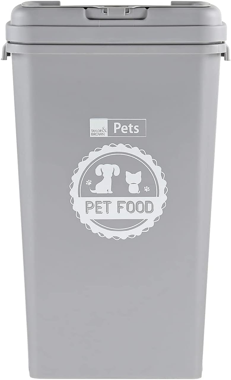 CURVER Petlife Pet Food Container, White, 12 kg/35 Litre, 27.8 x 49.3 x
