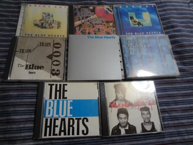 THE オリジナルアルバム8枚セット HEARTS BLUE THE ブルーハーツ BLUE アルバムカセットテープ×公式ジャケットデザインT HEARTS 邦楽