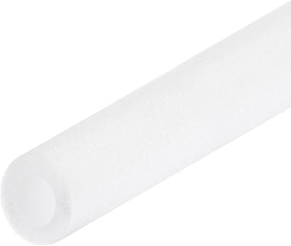 1pcs Pipe Insulation Foam Tube 1-3/16" ID x 2" OD 3ft Heat Preservation Foam Pipe [for Copper Water Pipe Freeze Protection] - 30mmx50mm/White