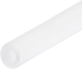 1pcs Pipe Insulation Foam Tube 1-3/16" ID x 2" OD 3ft Heat Preservation Foam Pipe [for Copper Water Pipe Freeze Protection] - 30mmx50mm/White