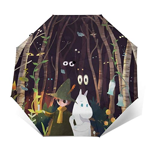 自動折り傘 ムーミン メンズ レディース 耐強風 人気新品 ワンタッチ 梅雨対策 晴雨兼用 日傘 超撥水 自動開閉 大きい 頑丈な ビッグサイズ ギフト 大きい 折り畳み傘 自動開閉