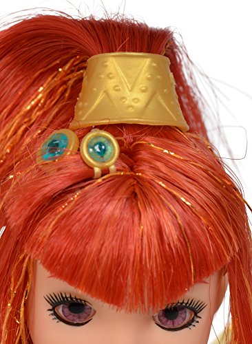 Simba 109480090 - Mia and Me neue Puppe Yuko mit Glasaugen, Elfe mit beweglichen Flügeln und Beinen, Haarclips, 3x Armreif, Kette und Freundschaftsring, 23cm, Bunt