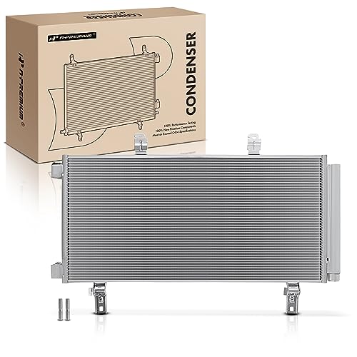 Image of A-Premium Air Conditioning Condenser Compatible with Chevrolet