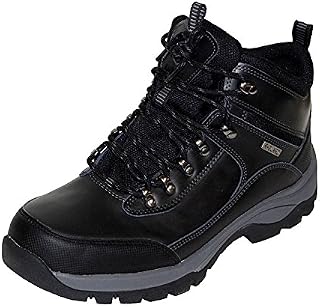 Khombu Mens Summit Hiking Boots, Black (10)