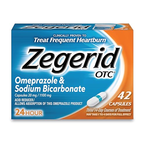Zegerid Otc 80677 Omeprazole 20Mg + Sodium Bicarbonate, Heartburn Medicine, Acid Reducer cover