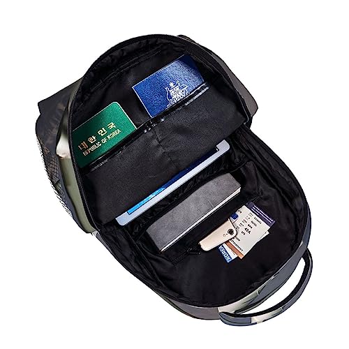 Sac à dos voyage motif avion armée US noir taille unique - 5