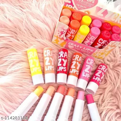 Crazy lips crazy/baby lipbalms (box of 12) Natural (Pack of: 12, 200 g)-image-7