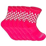 High Reflective Cycling and Running Socks - Night Safety (L, Pink)