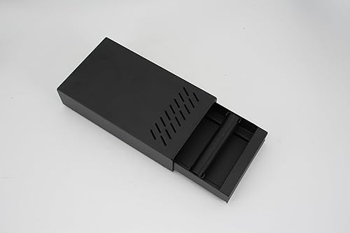 Miniatura 6 de Cajón de café expreso, recipiente de acero inoxidable para café molido con barra de goma extraíble y base antideslizante, mini 9.29 x 5.43 x 2.08