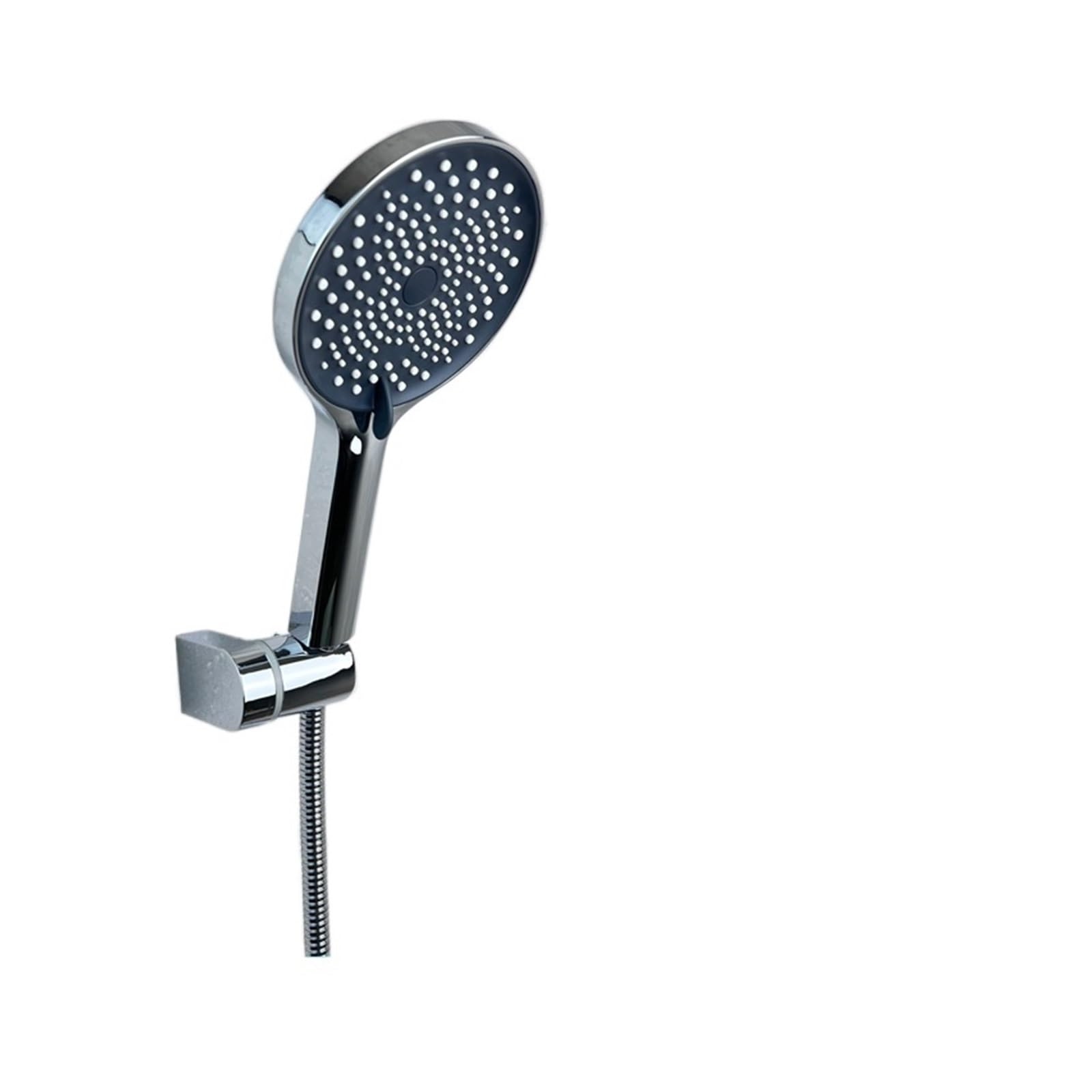 Pommeau de douche multifonction avec flexible et support ABS réglable - 8