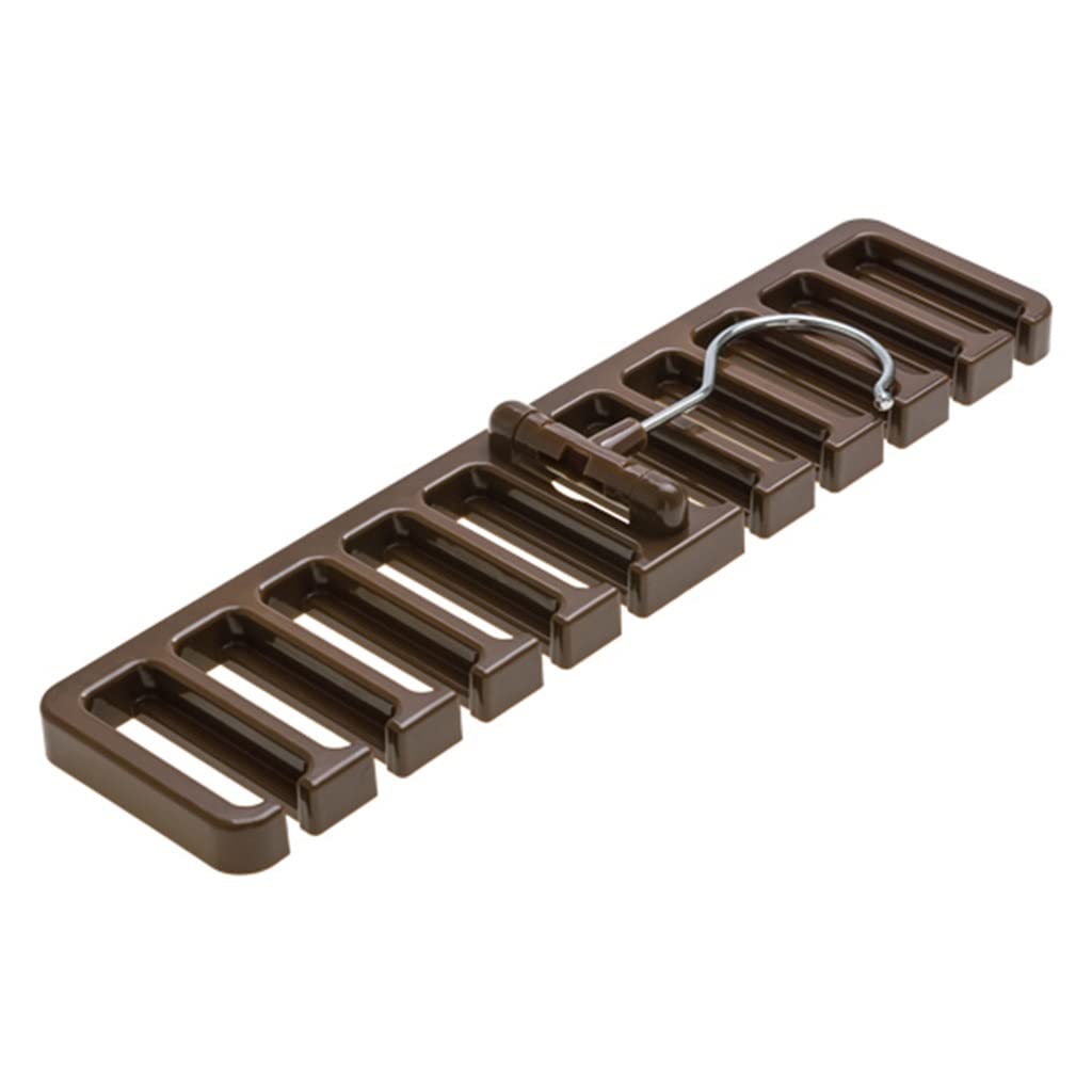 MOBYGKFY Belt Rack Hanger Finishing Tie Closet Organizer Holder for Wardrobe Large Belt Storage Rack Hanging Tie Shelf Silk(Rosso)