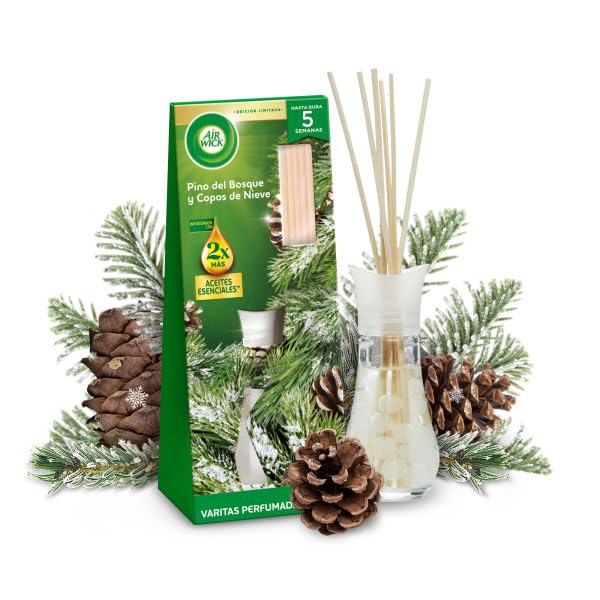Air Wick Varitas Aromáticas Pino del Bosque y Copos de Nieve - 1 unidad