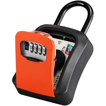 Security Key Box, Password Lock, 4 Digit Dial, Wall Mounted, Key Box, Dial Lock, Waterproof, Anti-Theft, Safe, Convenient, Durable, Small Items, Key Storage, Key Management, Office, Car, Entryway