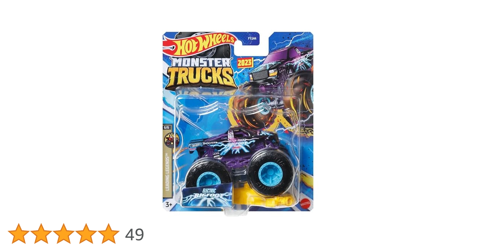 フィギュア ビックフット モンスター Amazon | Hot Wheels ビッグフット 4X4 モンスタートラック 1:24