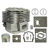 Adorih 48mm ピストンキット A130001000 P021002983 P021002984 エコー新ダイワ用シリンダー バックパックブロワー EB633RT Echo PB-750T PB-751H PB-751T PB-755 PB-755H PB-755H PB-755H 5T バックパック ブロワー