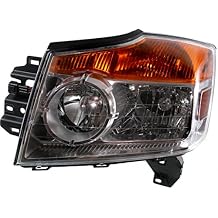 CarLights360 For Nissan Armada Headlight Assembly 2008 09 10 11 2012 Driver Side NI2502175 | 26060-9GA0B, 26060-ZQ00A