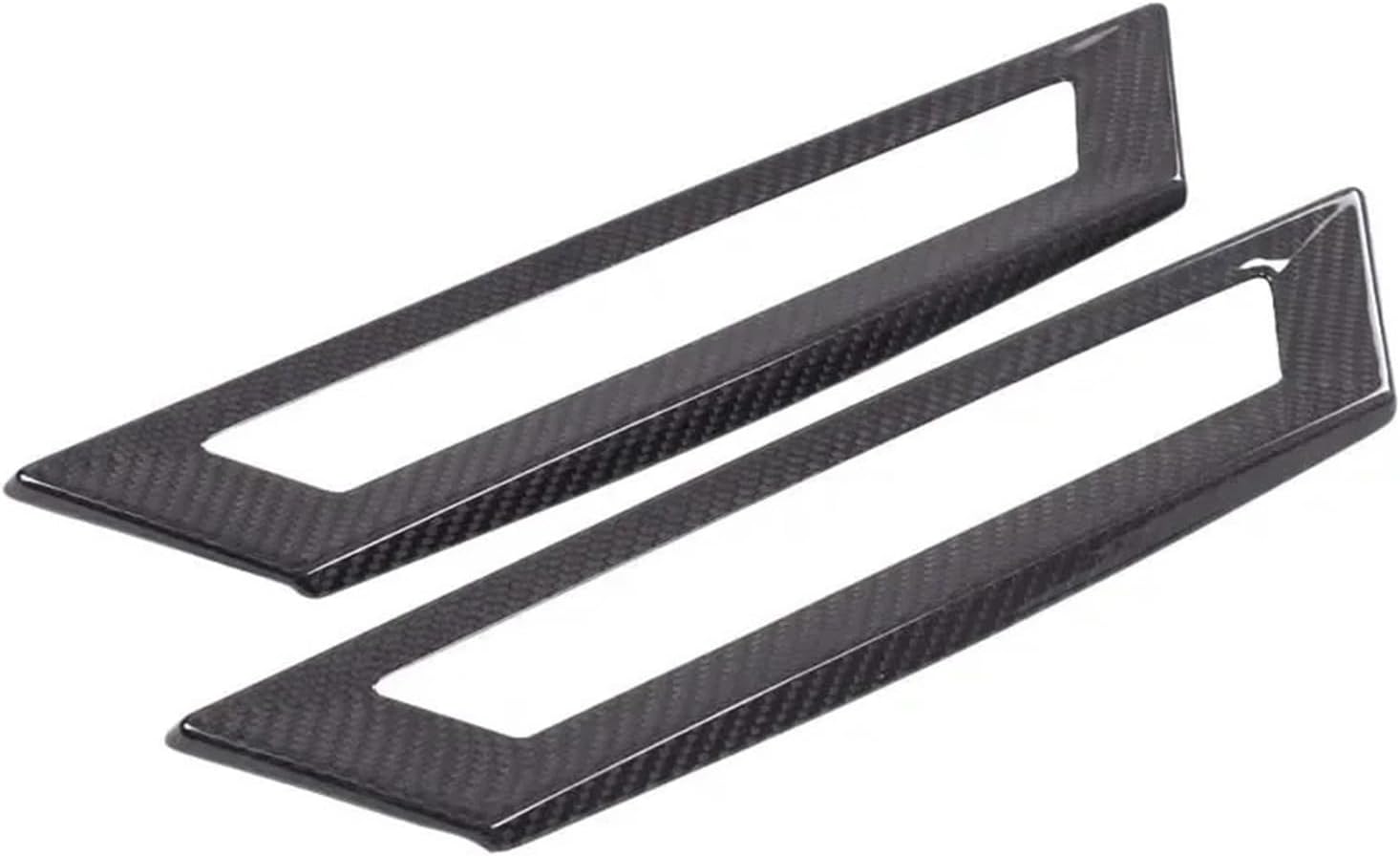Real Carbon Fiber Compatible With Tesla Cybertruck 2024+ Under Seat Air Outlet Protective Cover Car Decoration Accessories