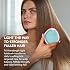 FOREO FLIP Play Advanced LED Light Detangling Brush 3-in-1 Hair Brush Detangler - Travel Hairbrush Featuring Red, Blue & Green Light for Stronger-Looking, Fuller-Looking Hair For All Hair Types
