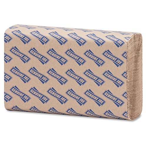 Genuine Joe Multifold Natural Paper Towels, 4000ct