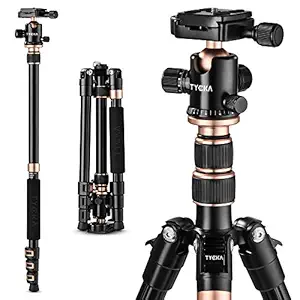 Rangers 57 Ultra Compact and Lightweight Aluminum Tripod with 360Panorama Ball head, ideal for travel and work